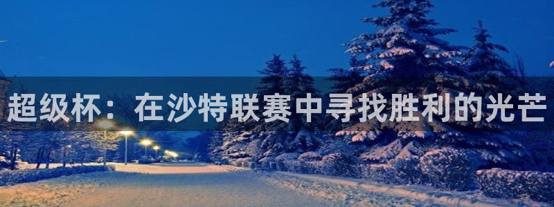  超级杯：在沙特联赛中寻找胜利的光芒